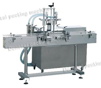 直線式雙頭液體灌裝機